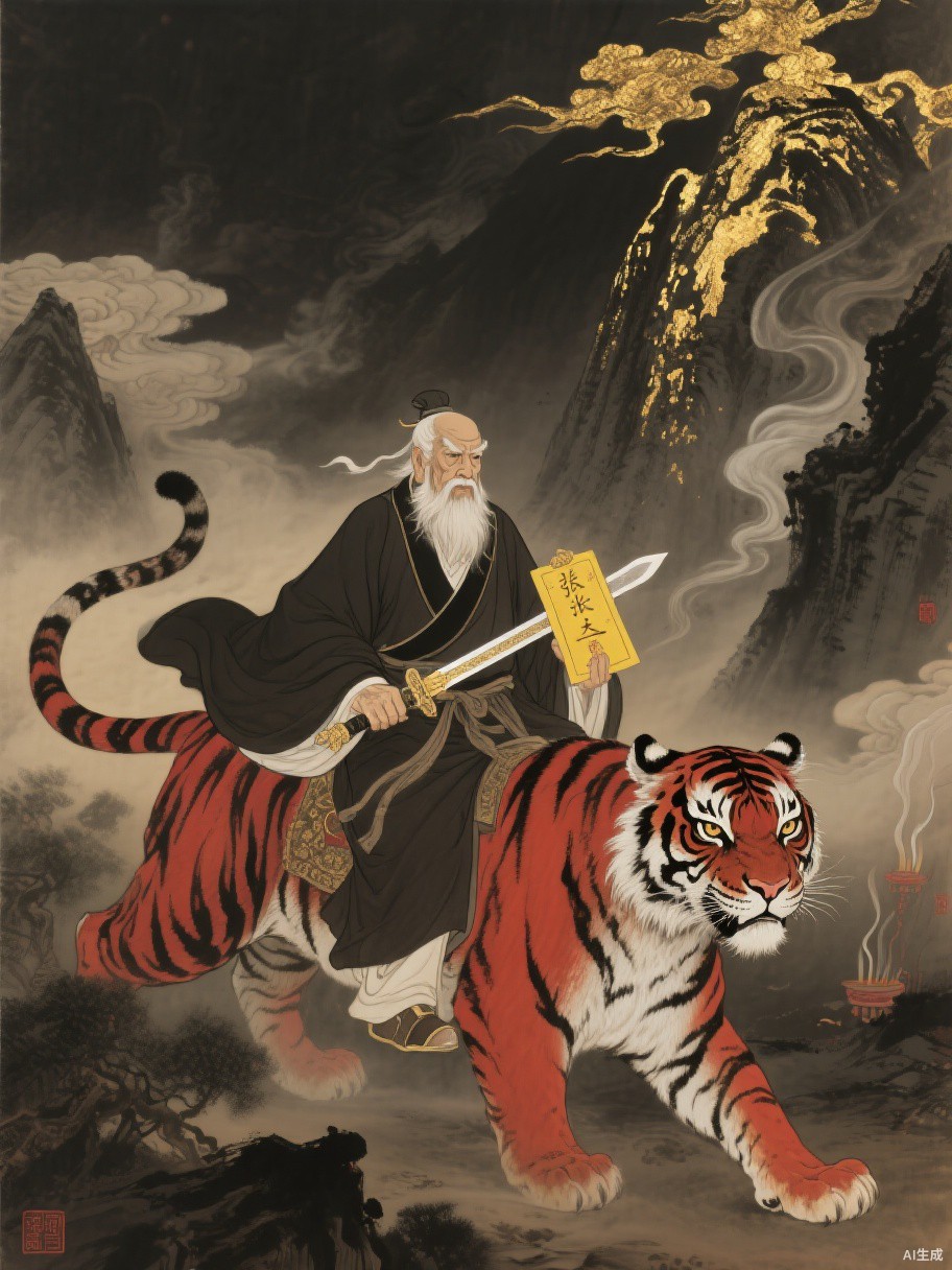 Zhang Tianshi, the First Celestial Master (張天師 張道陵)